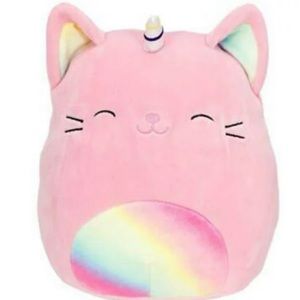 Squishmallows 8" Sabrina Pink Rainbow Caticorn